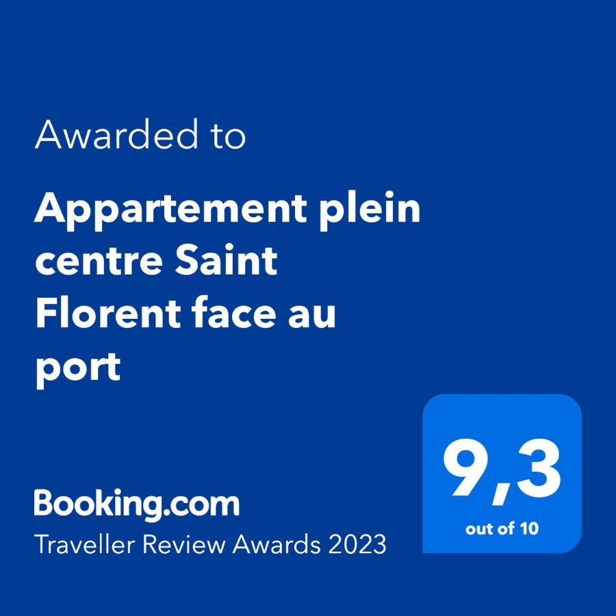 Appartement Plein Centre Saint Florent Face Au Port Dış mekan fotoğraf